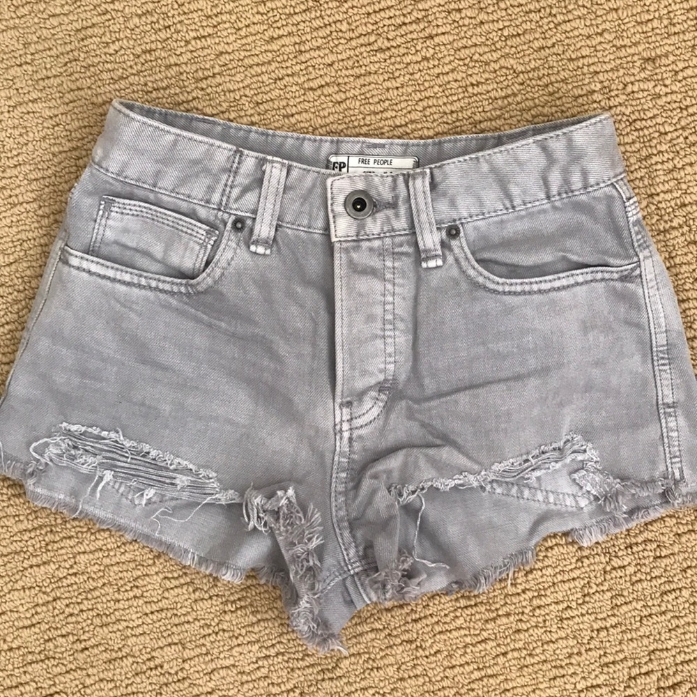 Free People high waisted shorts